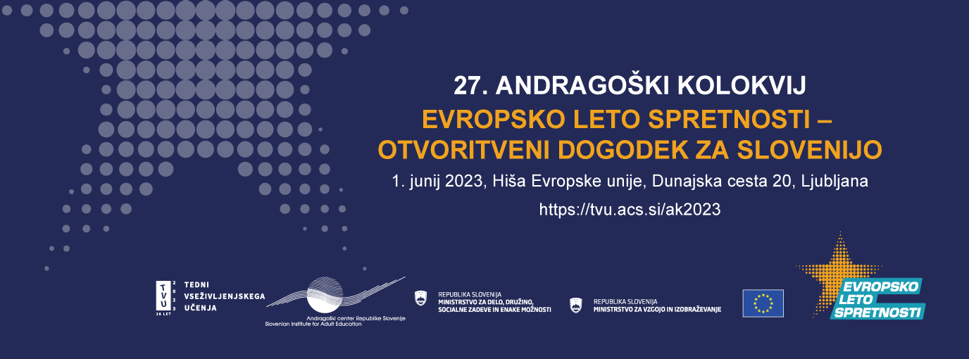 27. Andragoški kolokvij - Evropsko leto spretnosti