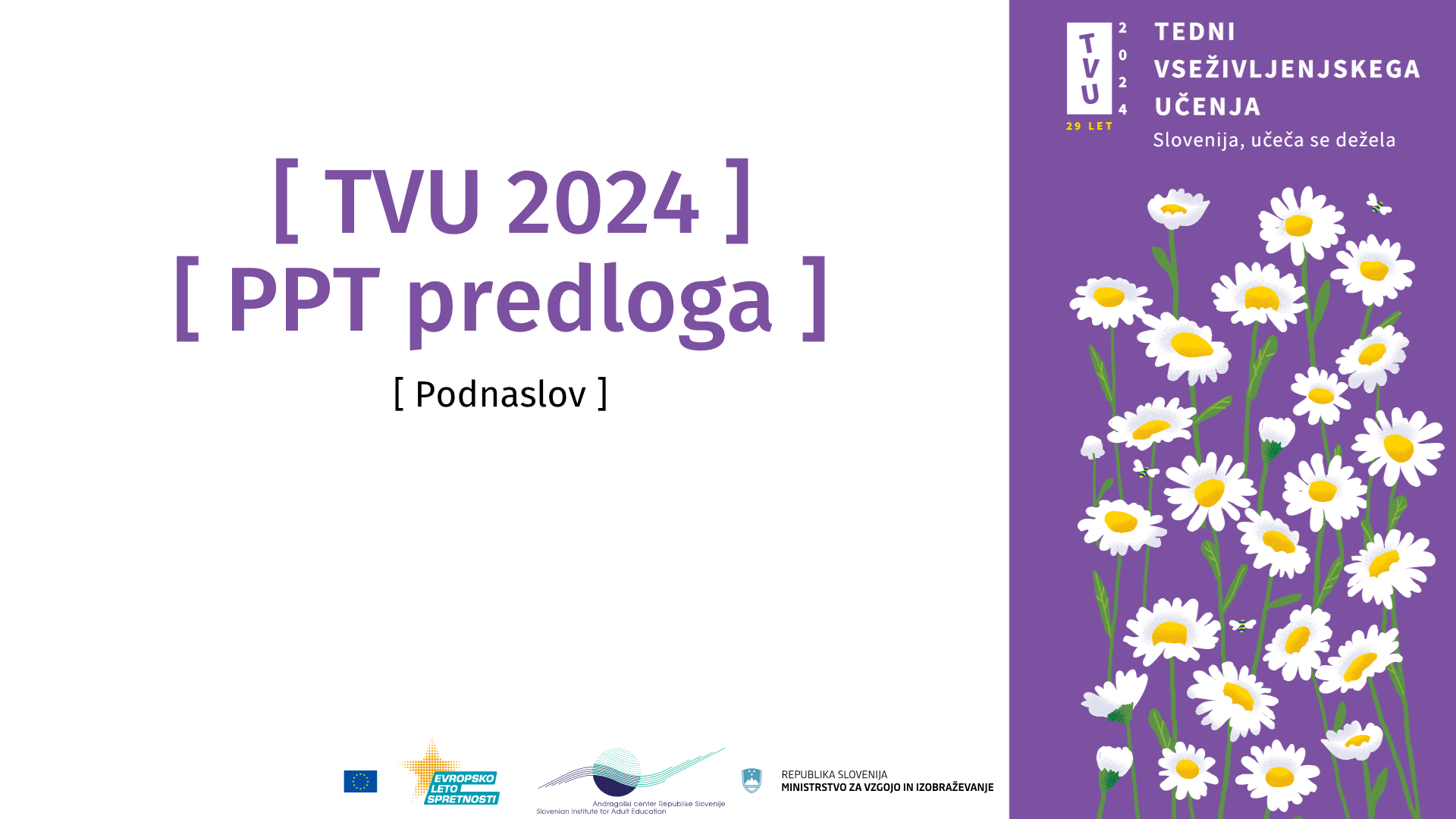 Naslovnica TVU 2024 predloge za PPT predstavitve