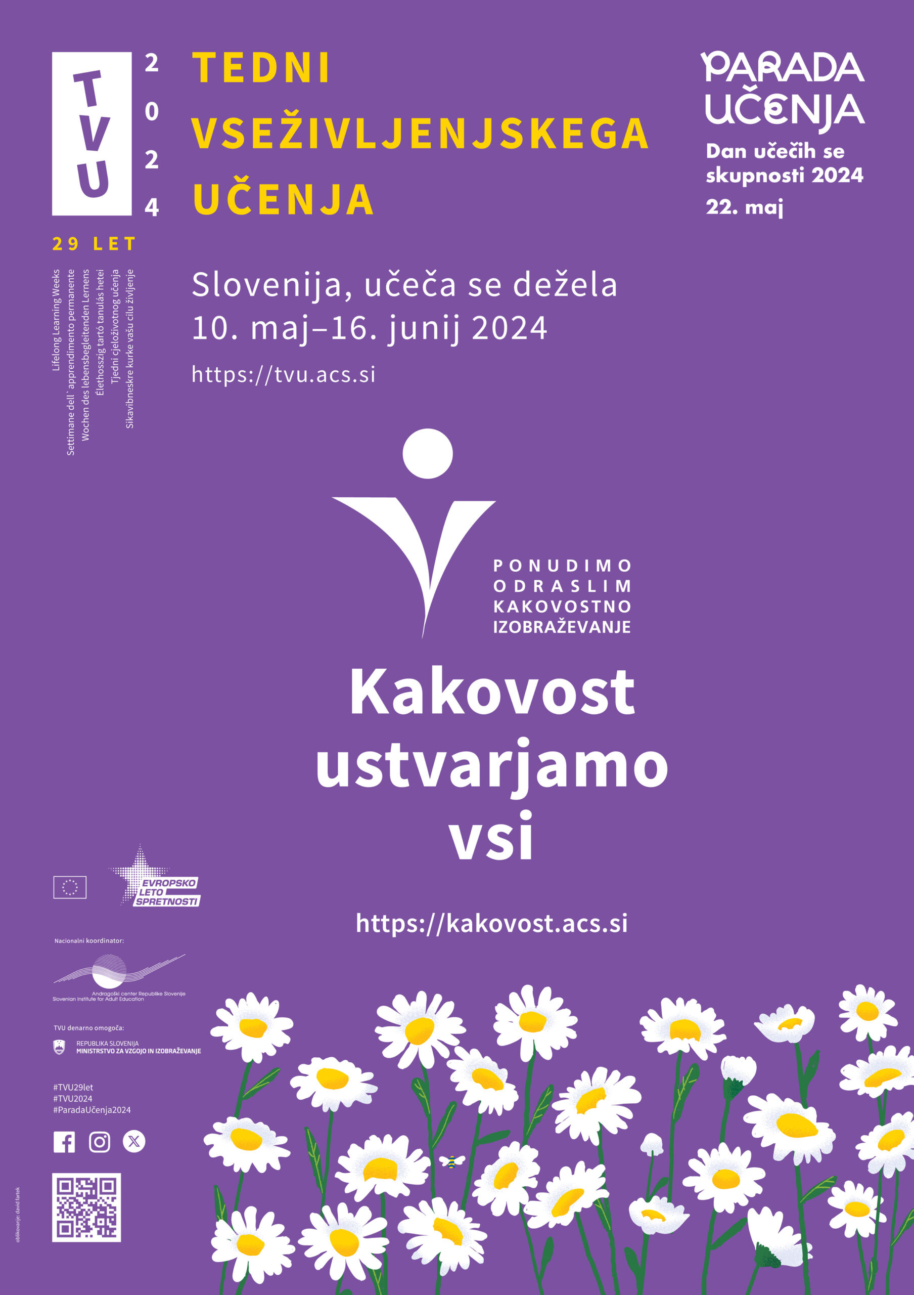 TVU 2023 plakat projekta Kakovost ustvarjamo vsi