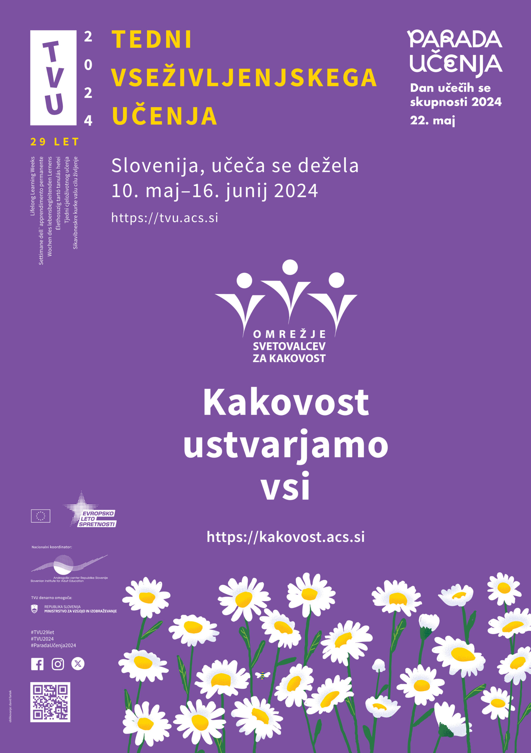 TVU 2023 plakat projekta Kakovost ustvarjamo vsi (omrežje svetovalcev)