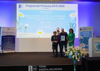 Zgodba o priznanjih ACS in podelitev